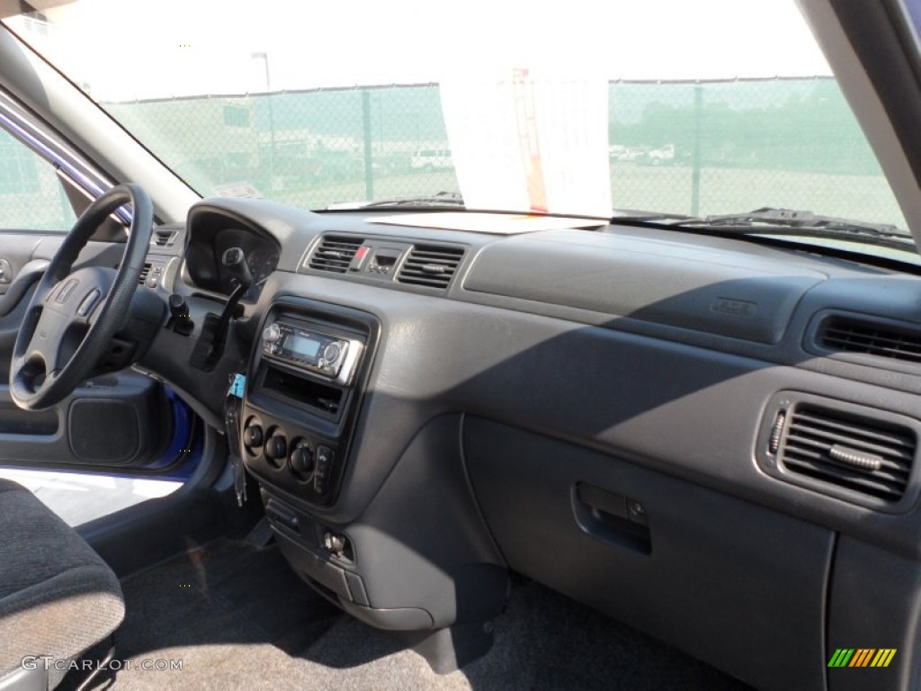 2001 CR-V LX - Electron Blue Metallic / Dark Gray photo #24