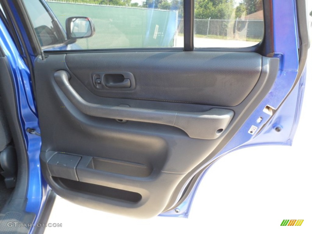 2001 CR-V LX - Electron Blue Metallic / Dark Gray photo #26