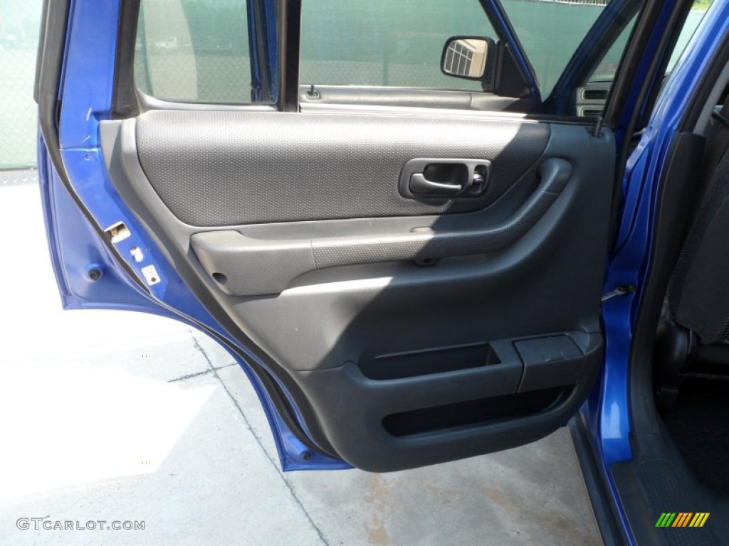 2001 CR-V LX - Electron Blue Metallic / Dark Gray photo #28