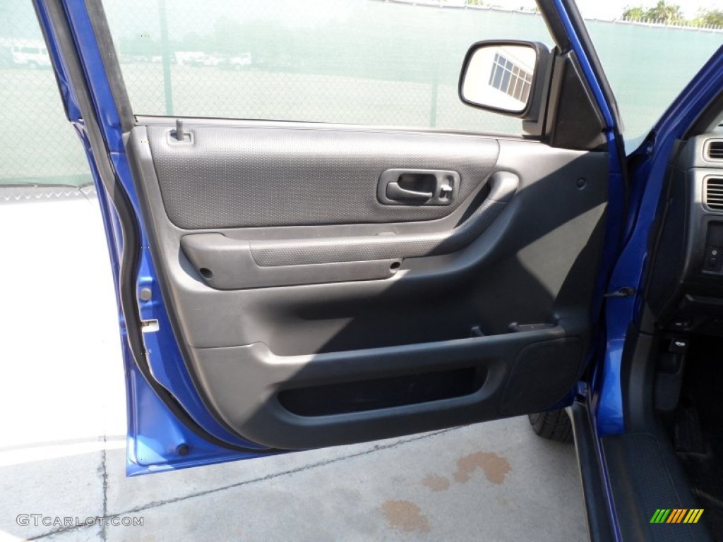 2001 CR-V LX - Electron Blue Metallic / Dark Gray photo #30