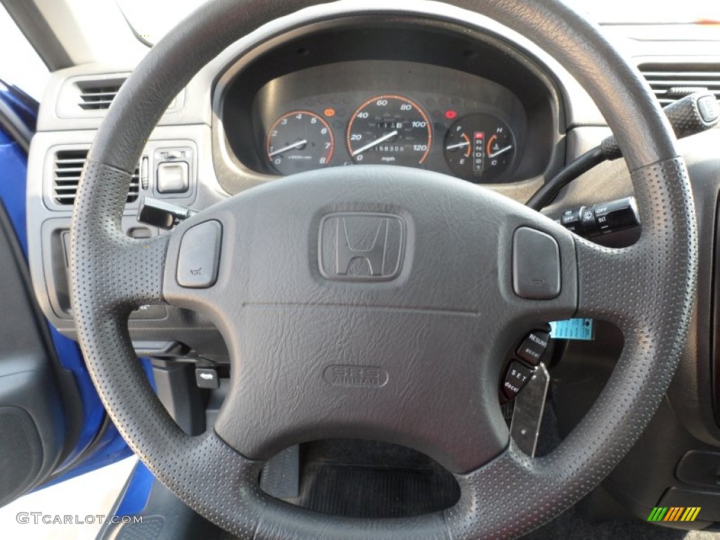 2001 CR-V LX - Electron Blue Metallic / Dark Gray photo #36
