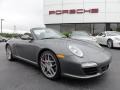 Meteor Grey Metallic 2009 Porsche 911 Carrera S Cabriolet Exterior