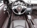 Cocoa Natural Leather Steering Wheel Photo for 2009 Porsche 911 #65536444