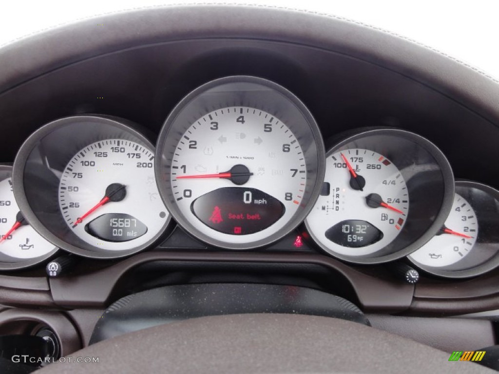 2009 Porsche 911 Carrera S Cabriolet Gauges Photo #65536476