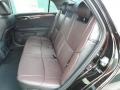 2012 Toyota Avalon Black/Bordeaux Interior Rear Seat Photo