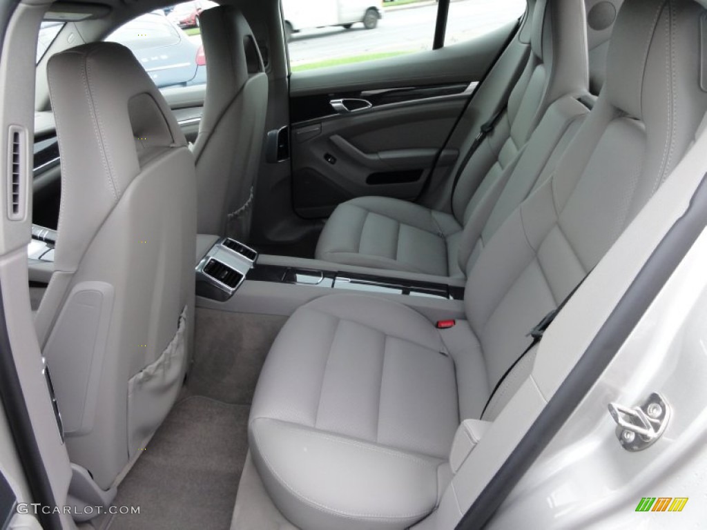 Platinum Grey Interior 2011 Porsche Panamera 4 Photo #65537055
