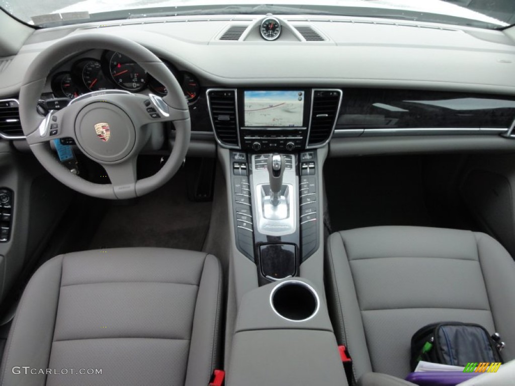 2011 Porsche Panamera 4 Platinum Grey Dashboard Photo #65537067