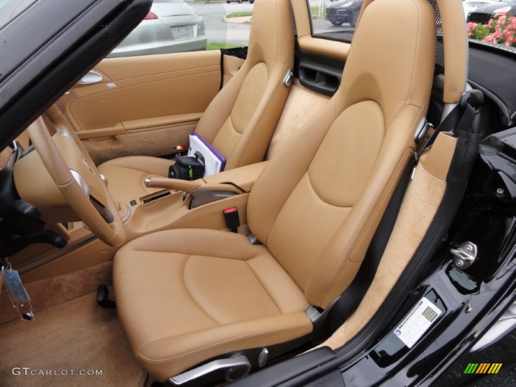 Sand Beige Interior 2007 Porsche Boxster S Photo #65538171