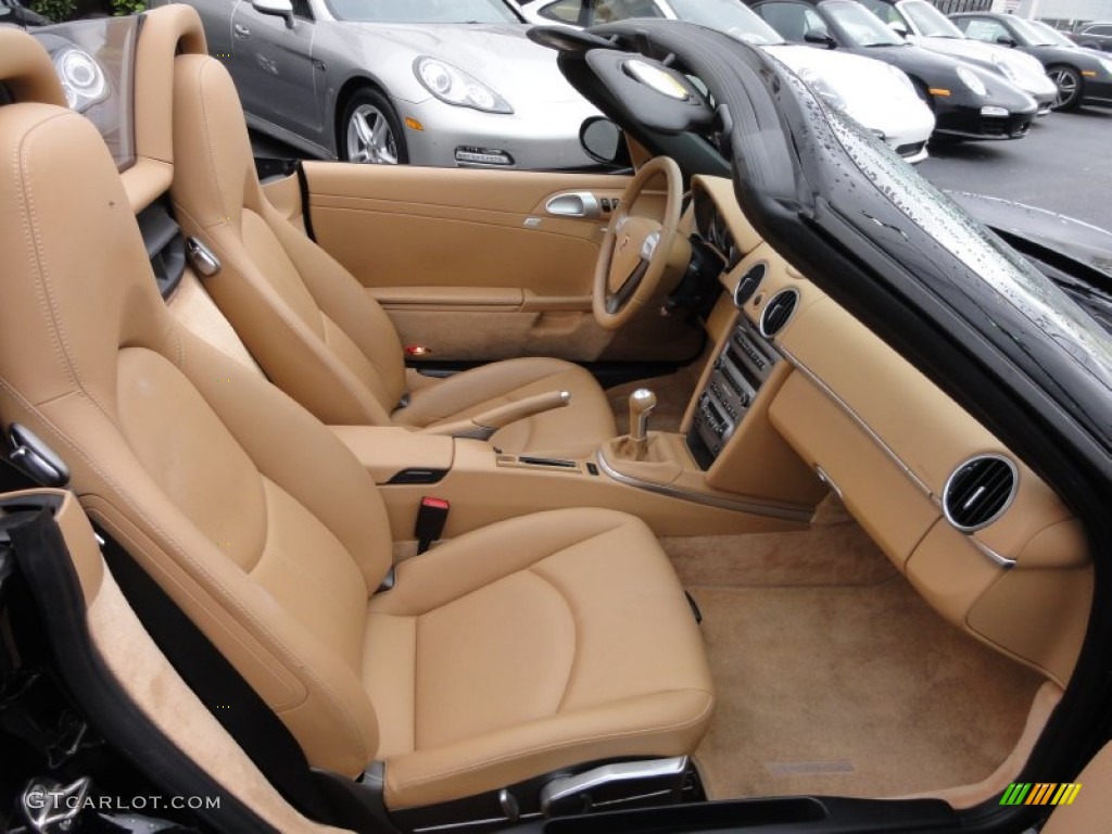 Sand Beige Interior 2007 Porsche Boxster S Photo #65538197