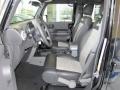 Dark Slate Gray/Medium Slate Gray Interior Photo for 2009 Jeep Wrangler Unlimited #65538252