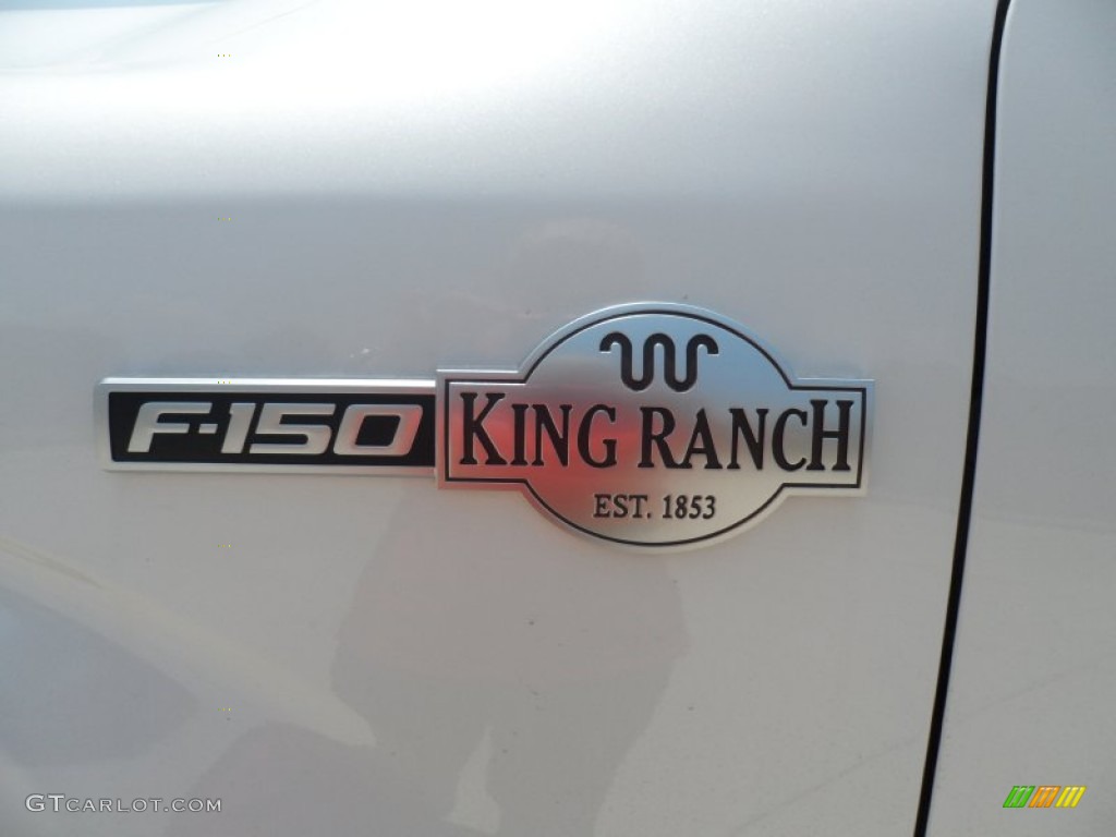 2012 F150 King Ranch SuperCrew 4x4 - White Platinum Metallic Tri-Coat / King Ranch Chaparral Leather photo #13