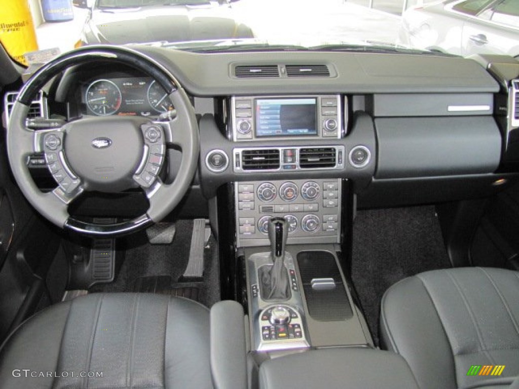 2011 Land Rover Range Rover HSE Jet Black/Jet Black Dashboard Photo #65539225