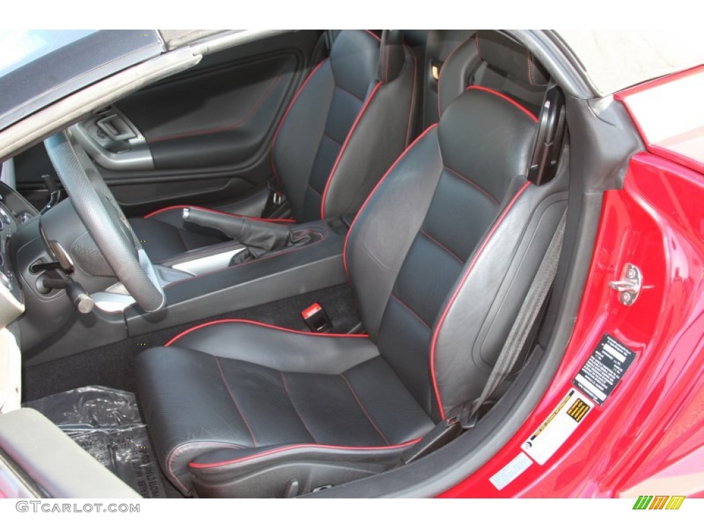 Nero Perseus Interior 2008 Lamborghini Gallardo Spyder Photo #65539461
