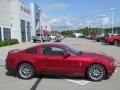 2012 Red Candy Metallic Ford Mustang V6 Premium Coupe  photo #2