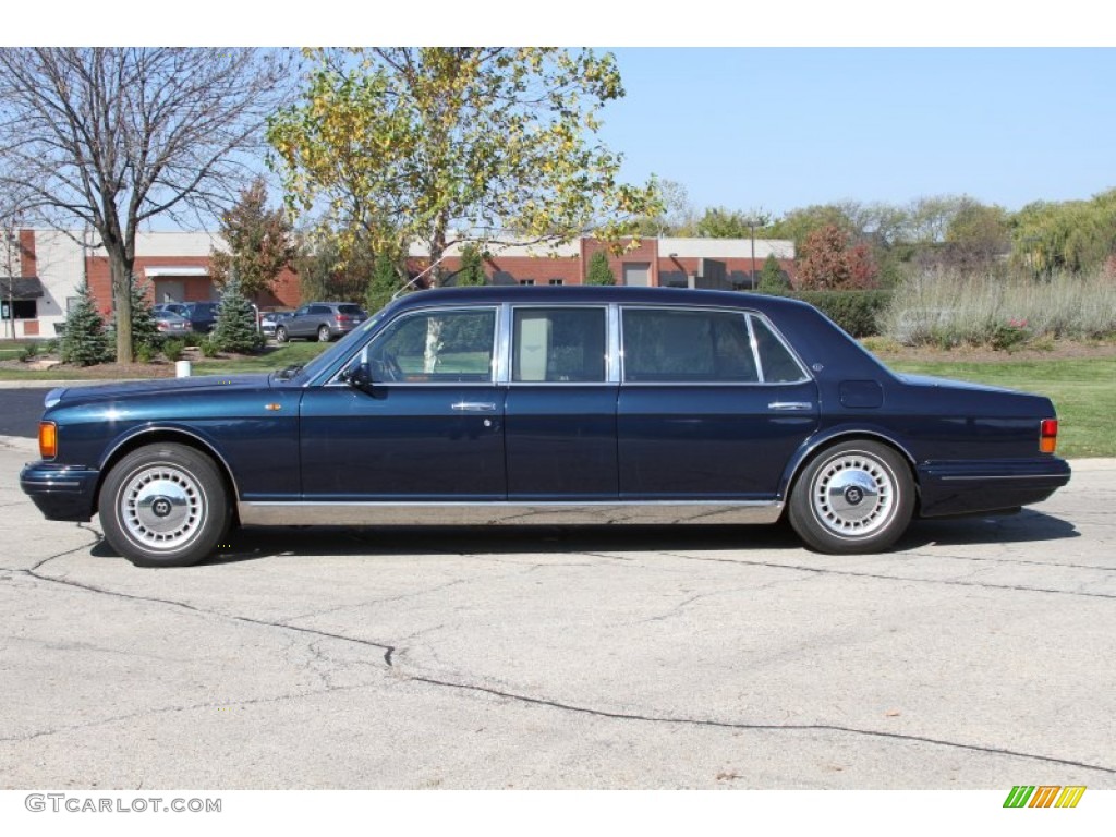 1999 Continental Mulliner Park Ward Limousine - Dark Sapphire Blue / Nautic Blue/Magnolia photo #2
