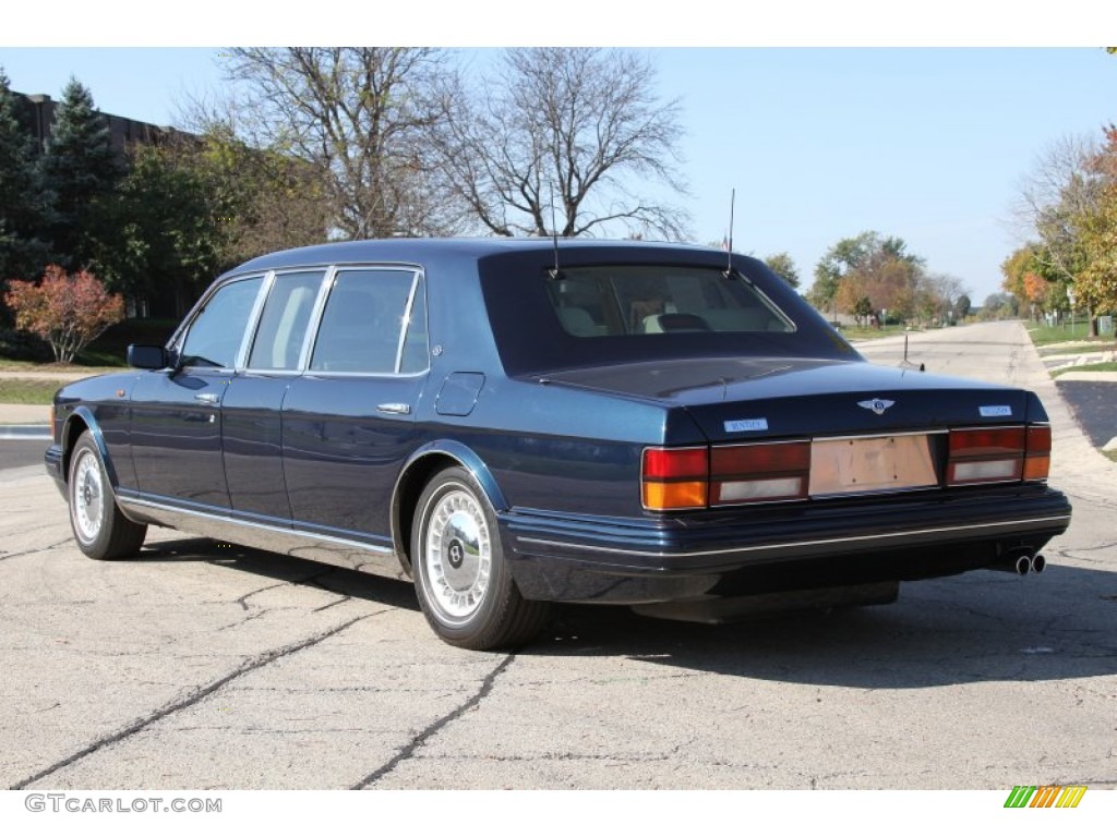 1999 Continental Mulliner Park Ward Limousine - Dark Sapphire Blue / Nautic Blue/Magnolia photo #3
