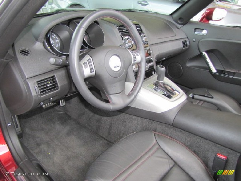 2009 Saturn Sky Ruby Red Special Edition Roadster Interior Color Photos