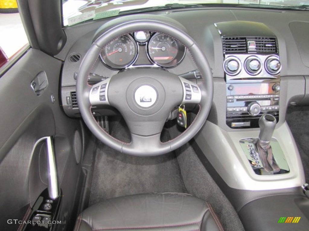 2009 Saturn Sky Ruby Red Special Edition Roadster Dashboard Photos