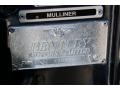 Info Tag of 1999 Continental Mulliner Park Ward Limousine