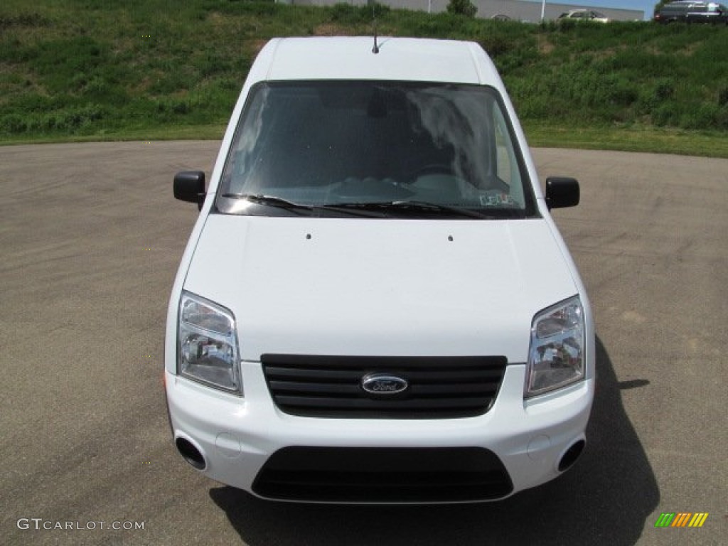 Frozen White 2012 Ford Transit Connect XLT Van Exterior Photo #65540769