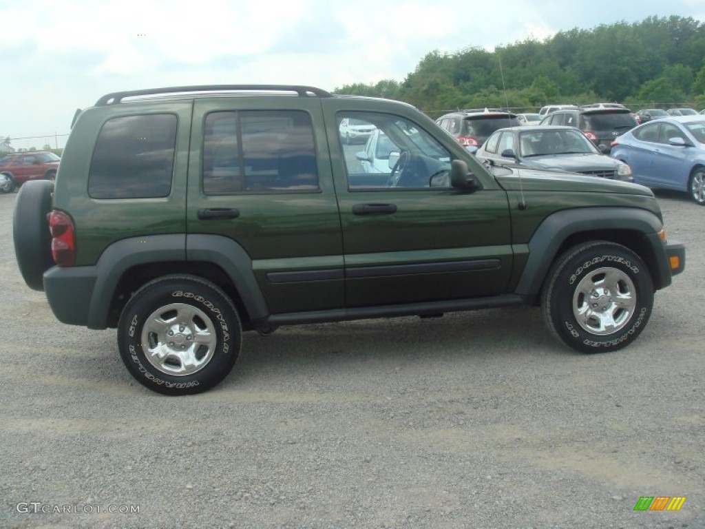 Jeep Green Metallic 2007 Jeep Liberty Sport 4x4 Exterior Photo #65540895