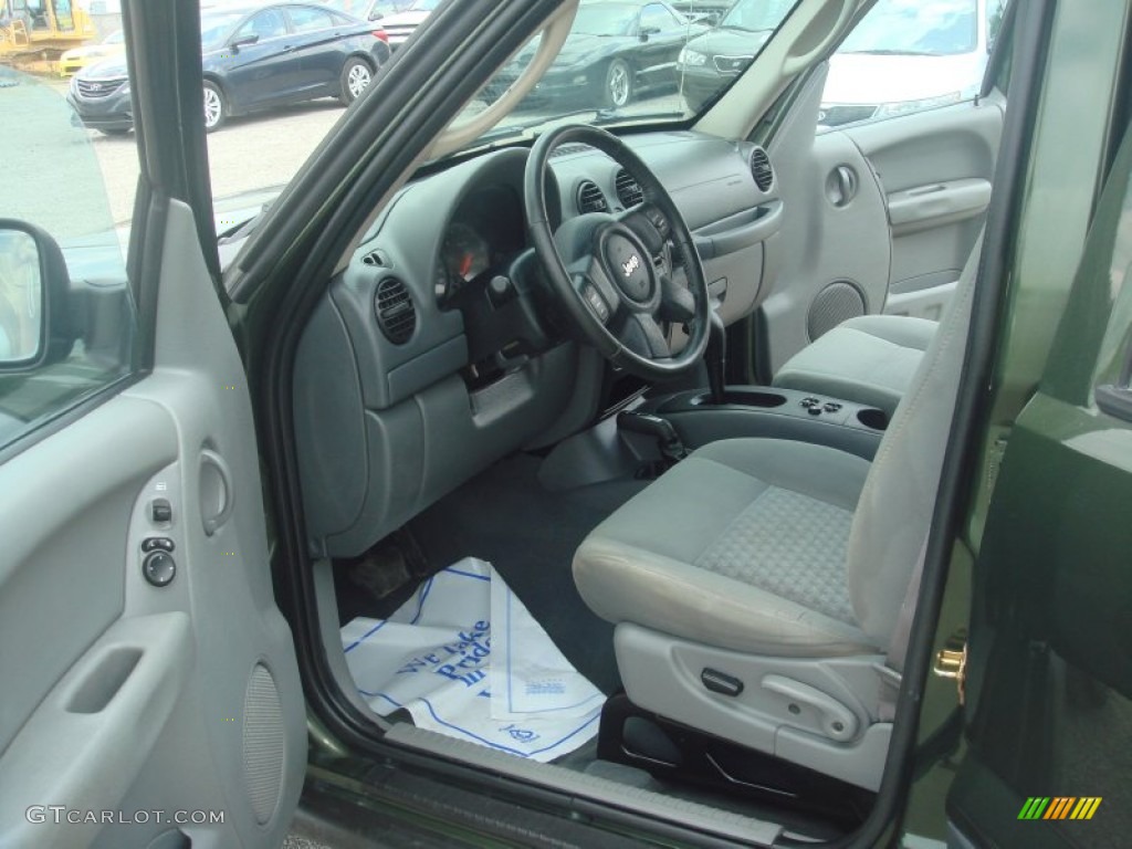 Medium Slate Gray Interior 2007 Jeep Liberty Sport 4x4 Photo #65540973