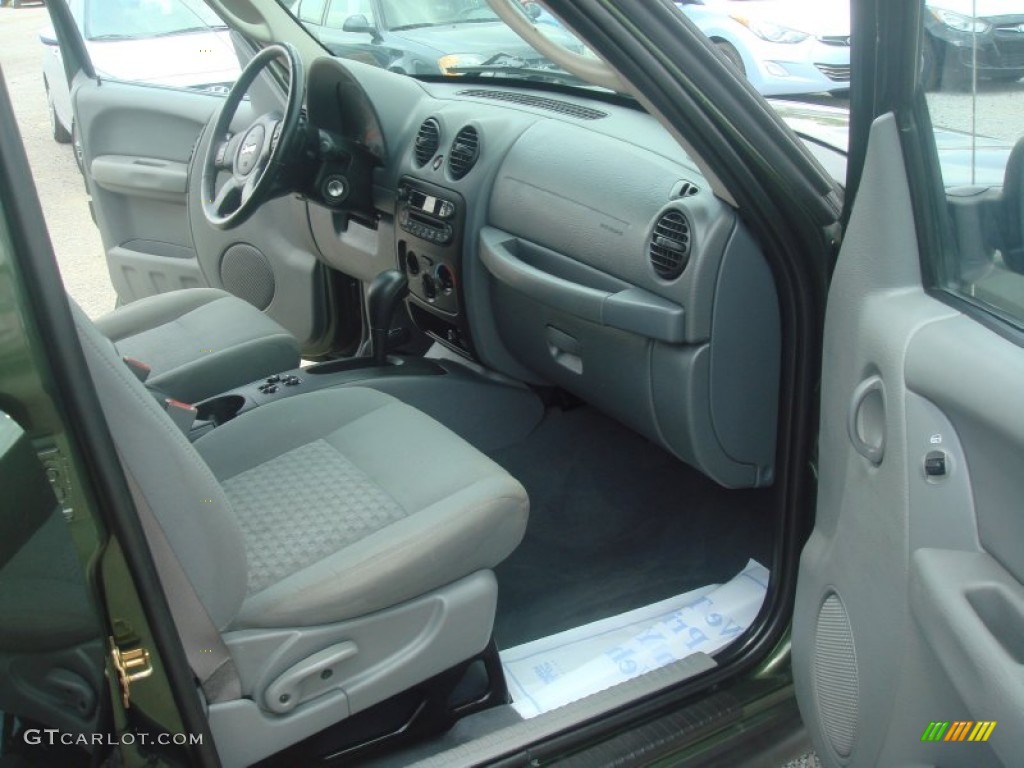 2007 Jeep Liberty Sport 4x4 Medium Slate Gray Dashboard Photo #65540997