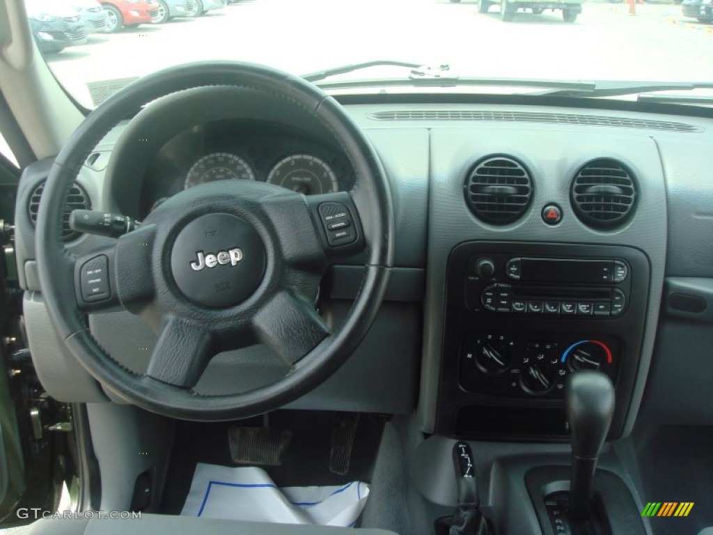 2007 Jeep Liberty Sport 4x4 Medium Slate Gray Dashboard Photo #65541003