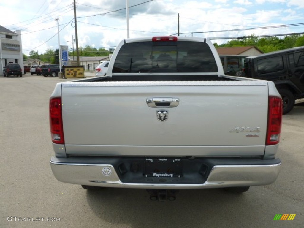 2006 Ram 1500 SLT Mega Cab 4x4 - Bright Silver Metallic / Medium Slate Gray photo #5