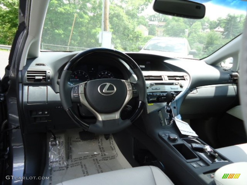 2013 RX 350 AWD - Nebula Gray Pearl / Light Gray/Ebony Birds Eye Maple photo #12