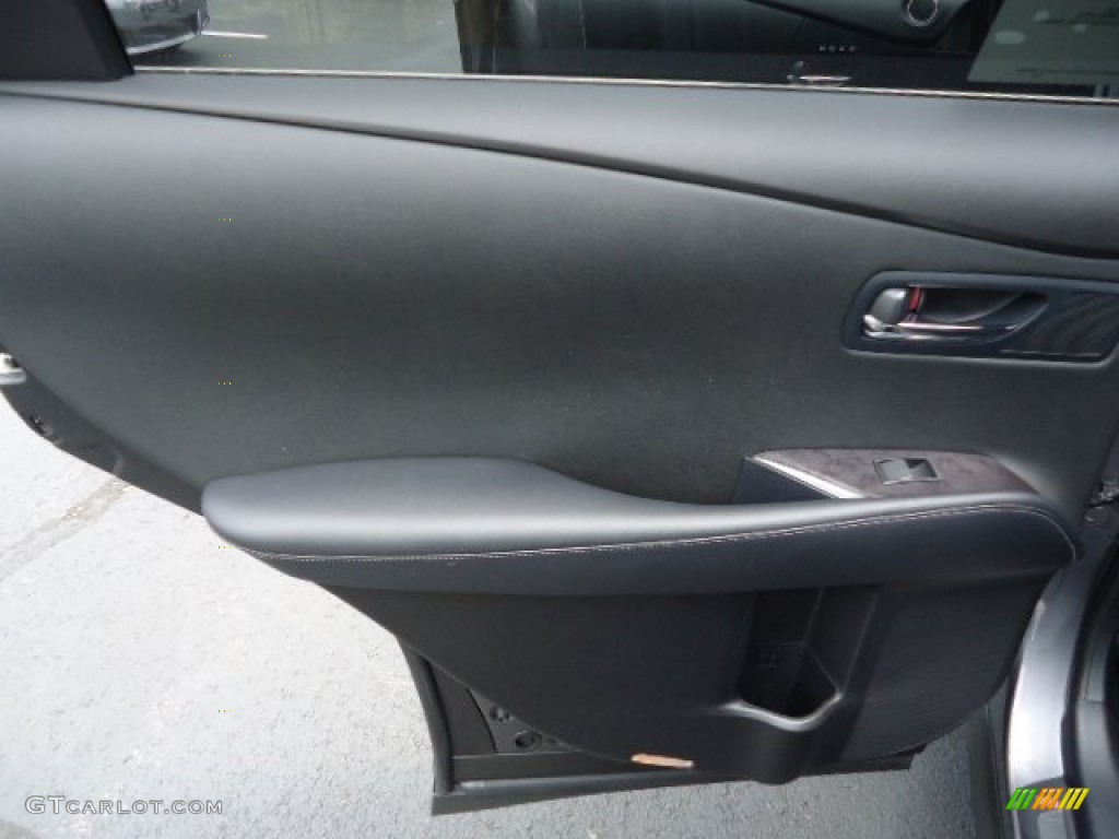 2013 Lexus RX 350 AWD Black/Ebony Birds Eye Maple Door Panel Photo #65542296