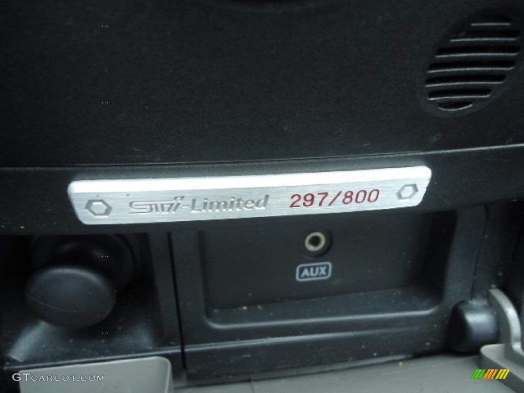 2007 Subaru Impreza WRX STi Limited Marks and Logos Photo #65542350
