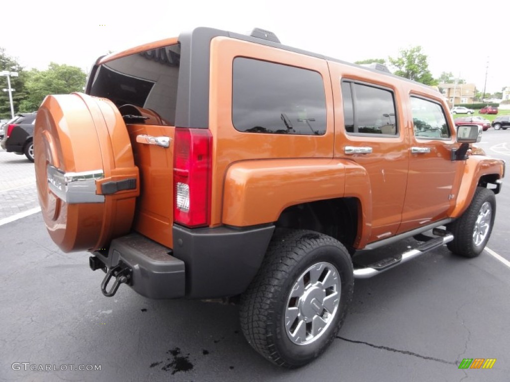 Desert Orange Metallic 2007 Hummer H3 X Exterior Photo #65542782