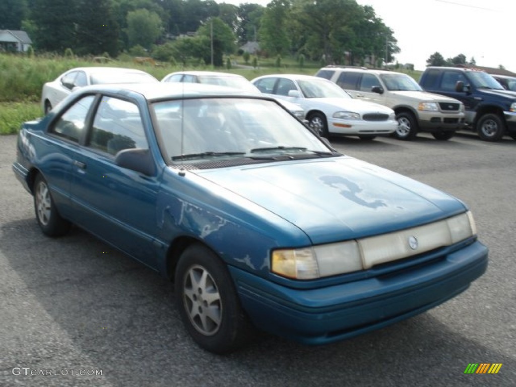 1993 Topaz GS Coupe - Cayman Green Metallic / Gray photo #1
