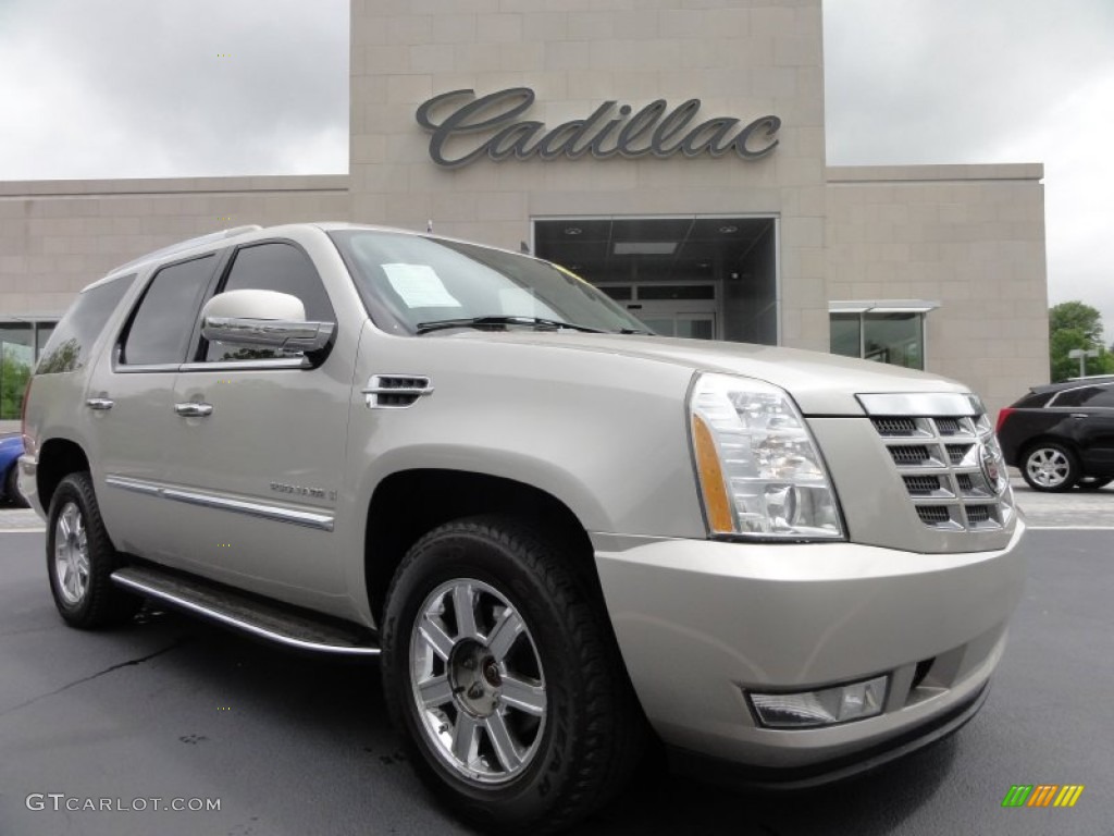 2007 Escalade AWD - Gold Mist / Ebony/Ebony photo #6