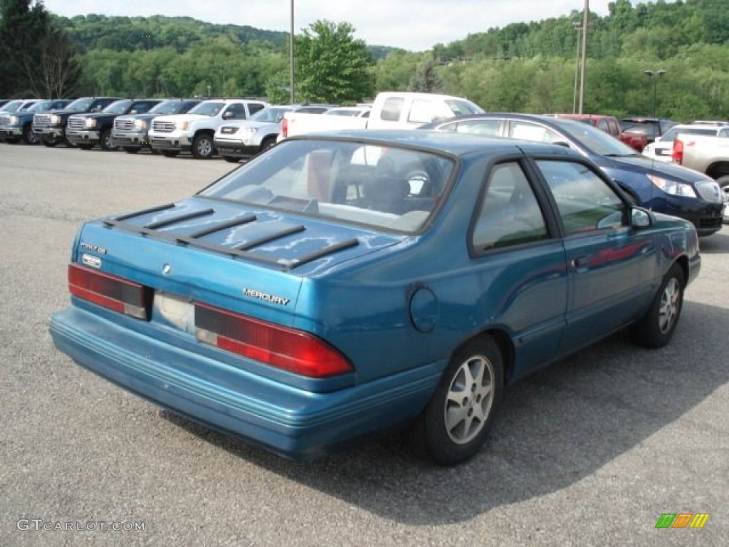 1993 Topaz GS Coupe - Cayman Green Metallic / Gray photo #6