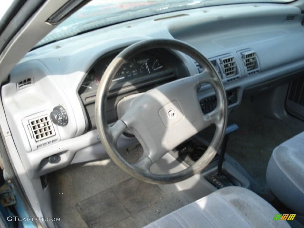 1993 Topaz GS Coupe - Cayman Green Metallic / Gray photo #8