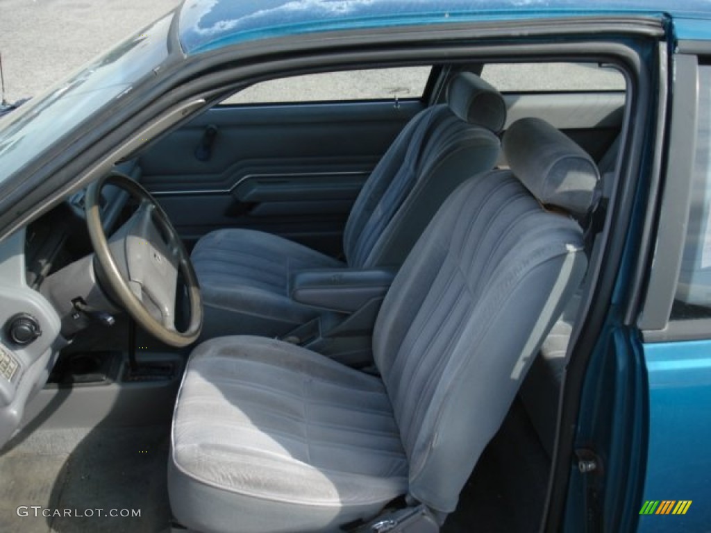 1993 Mercury Topaz GS Coupe Front Seat Photo #65543505