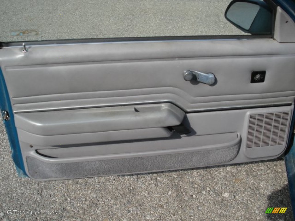 1993 Topaz GS Coupe - Cayman Green Metallic / Gray photo #10