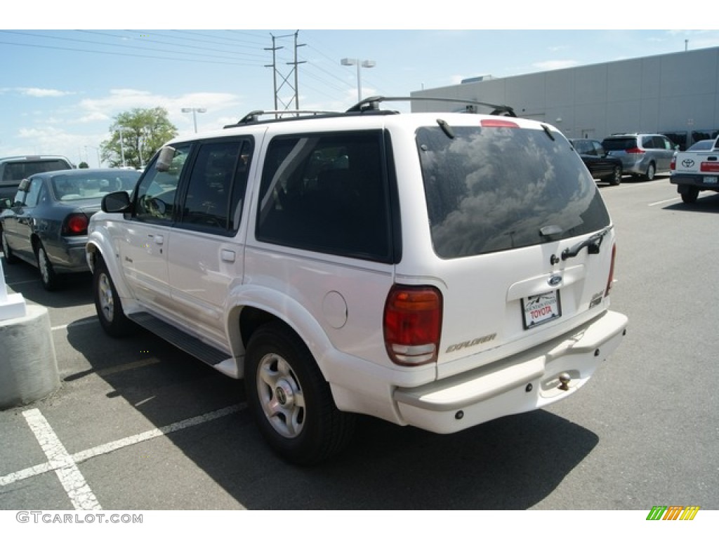 2000 Explorer Limited 4x4 - White Pearl Tri Coat Metallic / Medium Prairie Tan photo #3