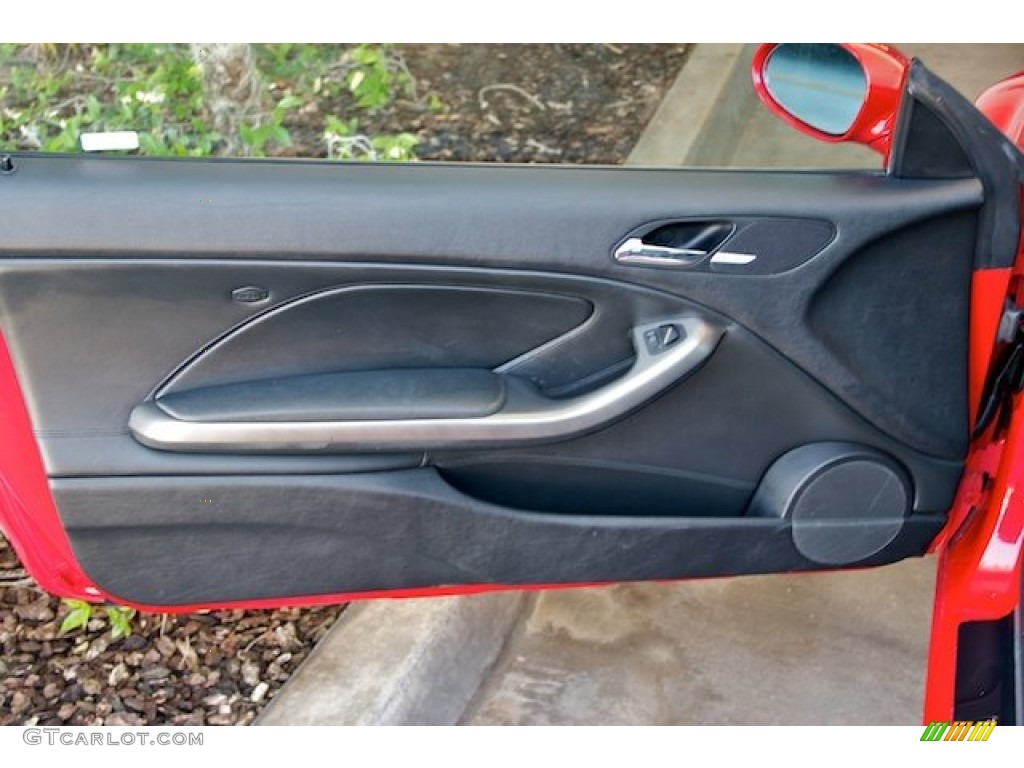 2002 BMW M3 Coupe Black Door Panel Photo #65544213