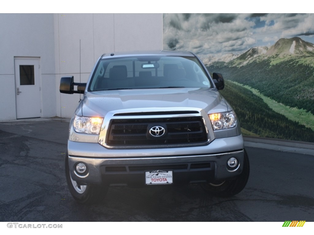 2012 Tundra Double Cab 4x4 - Silver Sky Metallic / Graphite photo #2