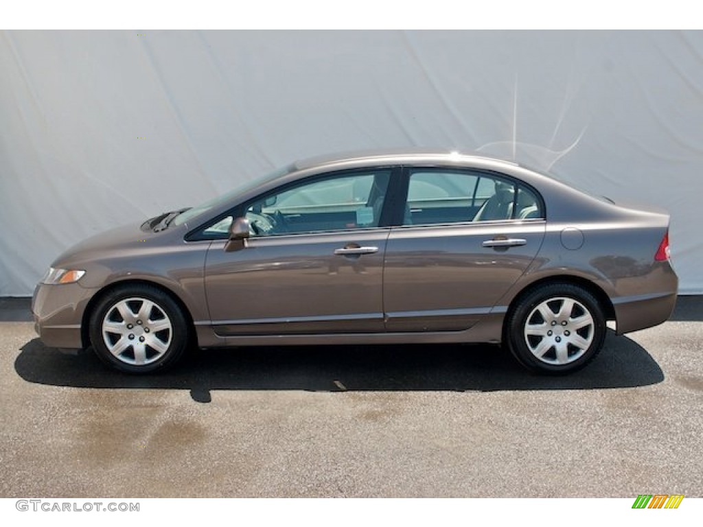 Urban Titanium Metallic 2010 Honda Civic LX Sedan Exterior Photo #65544807
