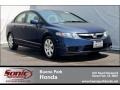 2010 Royal Blue Pearl Honda Civic LX Sedan  photo #1
