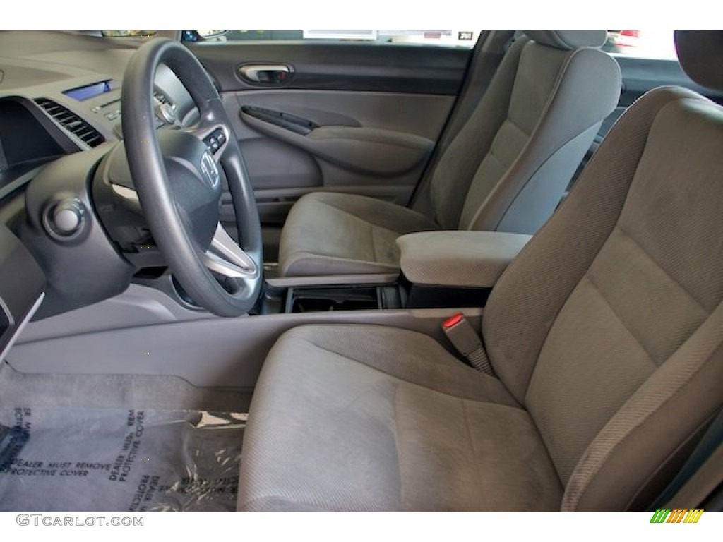 2010 Civic LX Sedan - Royal Blue Pearl / Gray photo #3