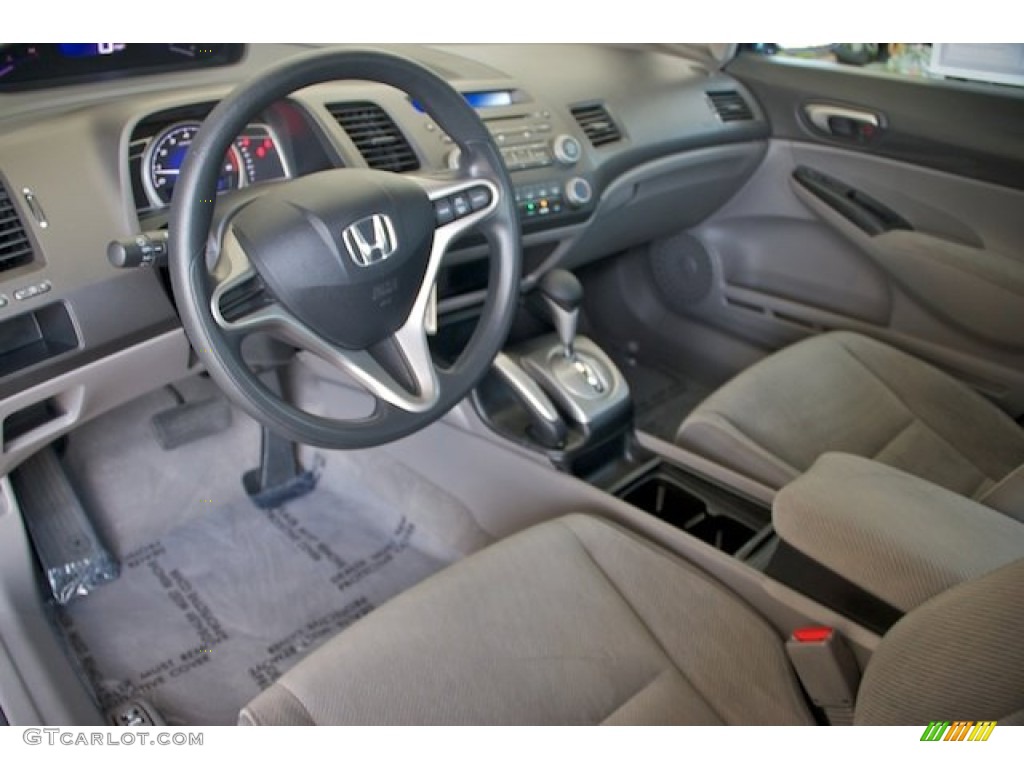 2010 Civic LX Sedan - Royal Blue Pearl / Gray photo #13