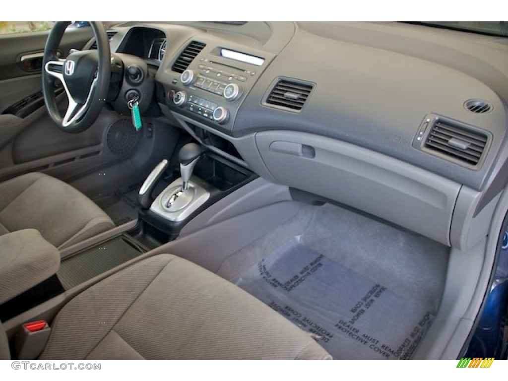 2010 Civic LX Sedan - Royal Blue Pearl / Gray photo #21