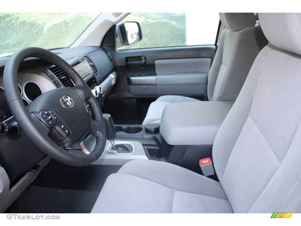 Graphite Gray Interior 2012 Toyota Sequoia SR5 4WD Photo #65545302