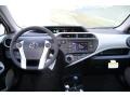 Light Blue Gray/Black 2012 Toyota Prius c Hybrid Three Dashboard
