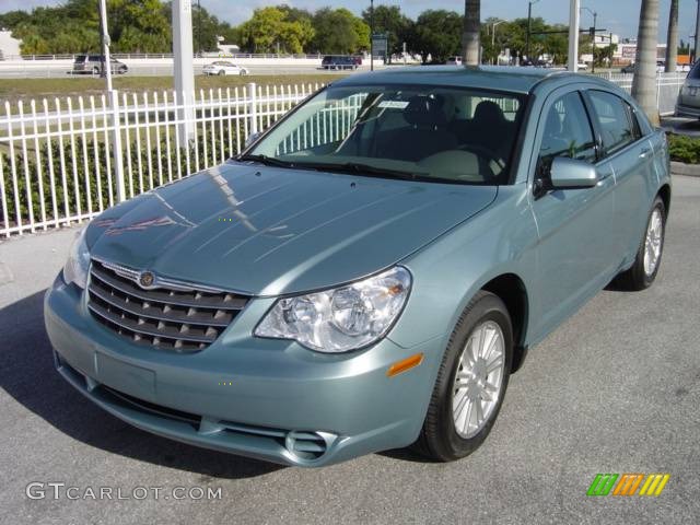 2008 Sebring Touring Sedan - Clearwater Blue Pearl / Dark Khaki/Light Graystone photo #2